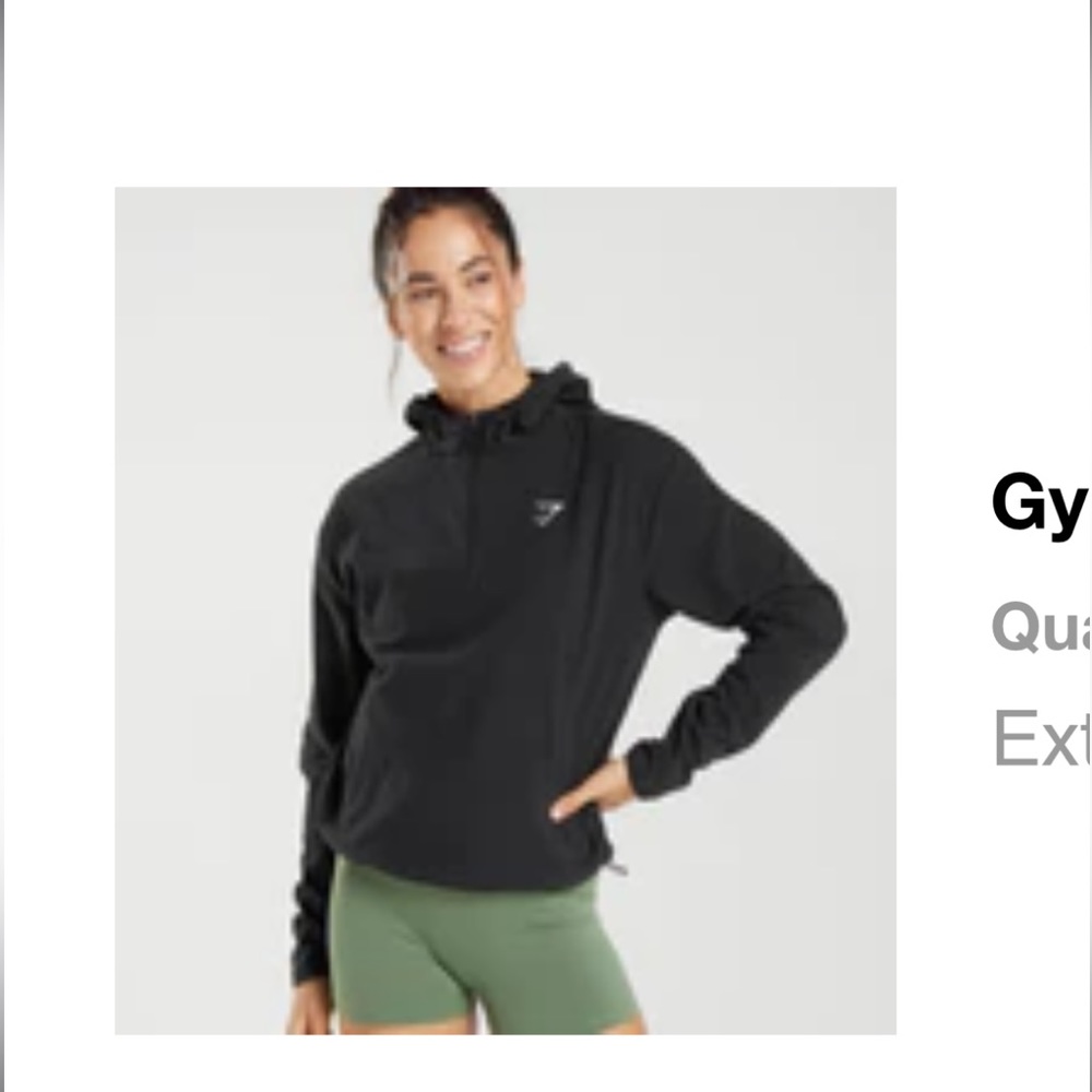 Gymshark Black Women's Pullover Hoodie